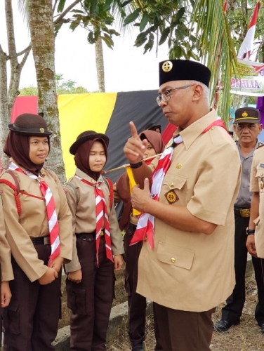 Buka Kemah Prestasi Terpadu, Pj Bupati Inhil Minta Peserta Jadi Pelopor di Lingkungan Gugus Depan